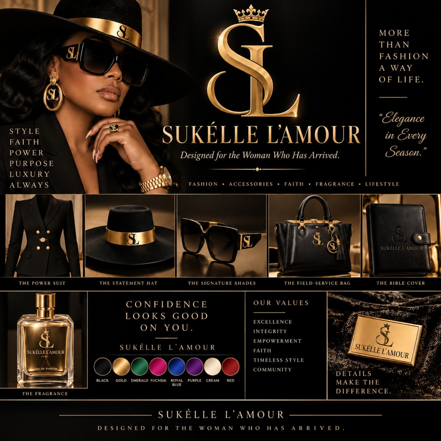 Sukélle L’Amour fashion, accessories, fragrance and lifestyle collection